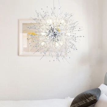 LED Iron Crystal Chandeliers Lights For Living Room Bedroom living room Decorative lighting Pendant Lamps Dandelion Fixtures G9
LED Iron Crystal Chandeliers Lights For Living Room Bedroom living room Decorative lighting Pendant Lamps Dandelion Fixtures G9