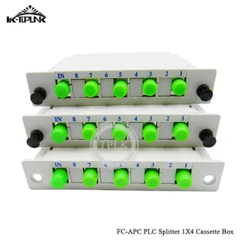 5pcs free shipping 1*4 SC-APC Cassette Box PLC Splitter 1*4 splitter Fiber Optical Cassette Box,FTTH PLC Splitter
5pcs free shipping 1*4 SC-APC Cassette Box PLC Splitter 1*4 splitter Fiber Optical Cassette Box,FTTH PLC Splitter
