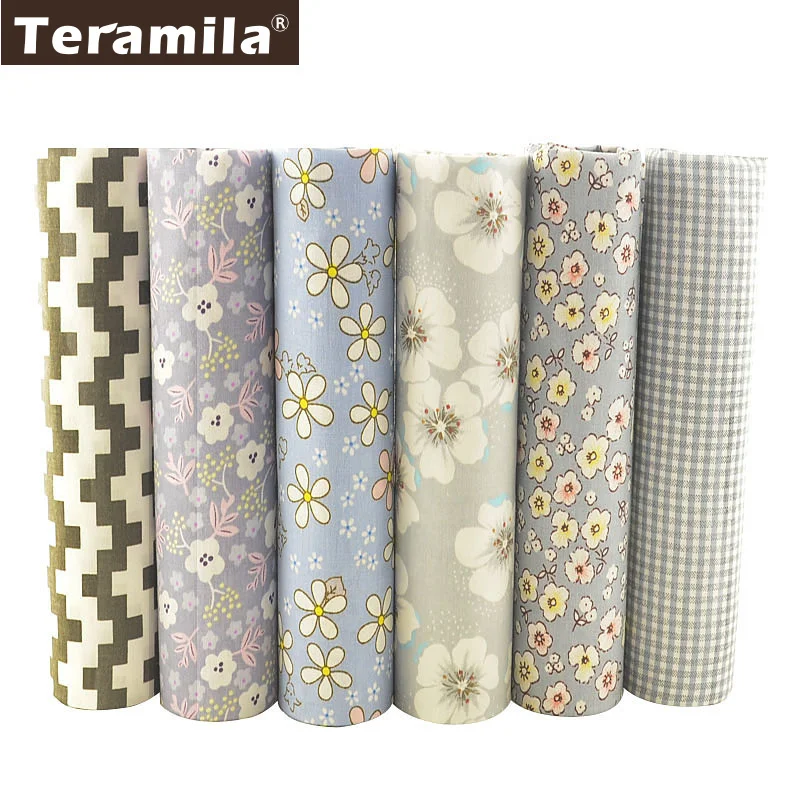 Teramila Fat Quarter Grey Bundle Meter Cotton Fabric Twill DIY Sewing Material Patchwork Telas Textile 6 PCS/40cmx50cm
Teramila Fat Quarter Grey Bundle Meter Cotton Fabric Twill DIY Sewing Material Patchwork Telas Textile 6 PCS/40cmx50cm