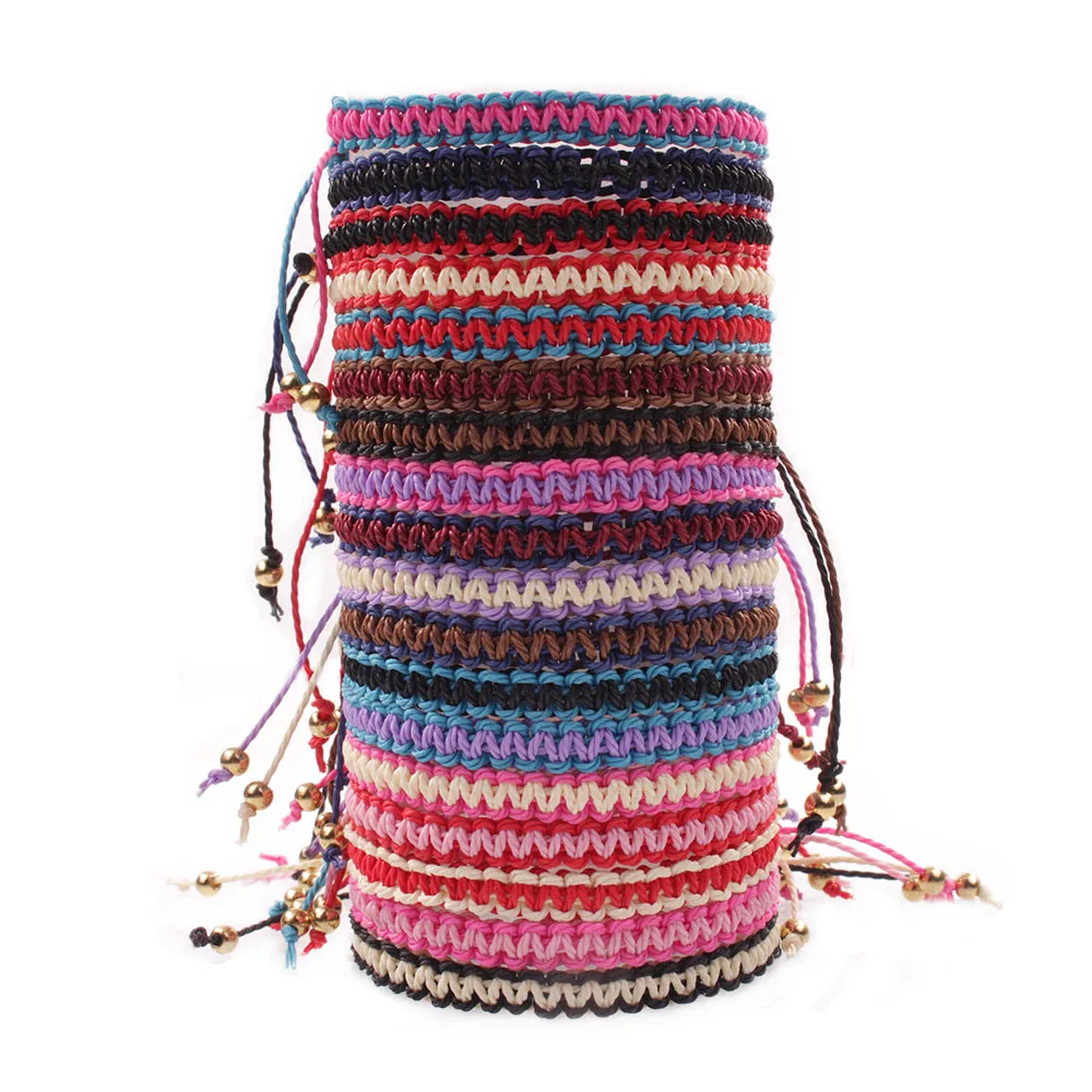 classic fashion waxed thread braided square knot friendship bracelet women men slipknot waterproof surfer bracelet Pulsera Hilo
classic fashion waxed thread braided square knot friendship bracelet women men slipknot waterproof surfer bracelet Pulsera Hilo