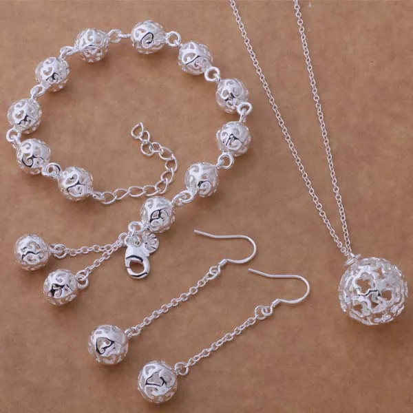 AS226 Hot 925 sterling silver Jewelry Sets Earring 318 + Bracelet 267 + Necklace 338 /ajaajaha apnajgua
AS226 Hot 925 sterling silver Jewelry Sets Earring 318 + Bracelet 267 + Necklace 338 /ajaajaha apnajgua
