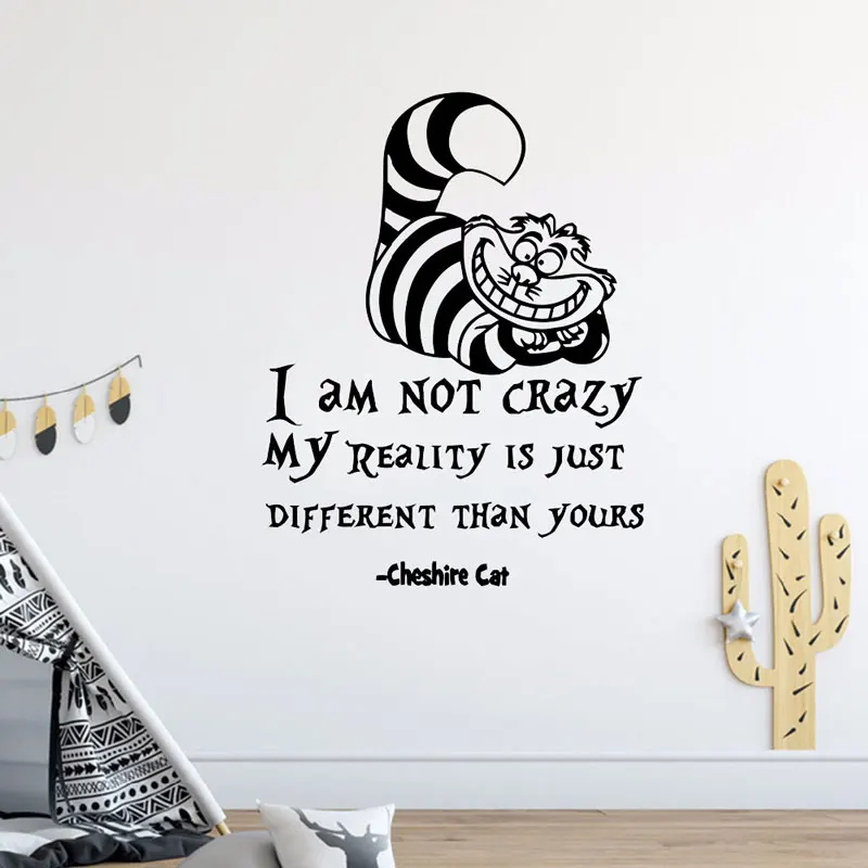 Children's room cheshire cat, baby room wall sticker vinyl mural art decoration,ET02
Children's room cheshire cat, baby room wall sticker vinyl mural art decoration,ET02