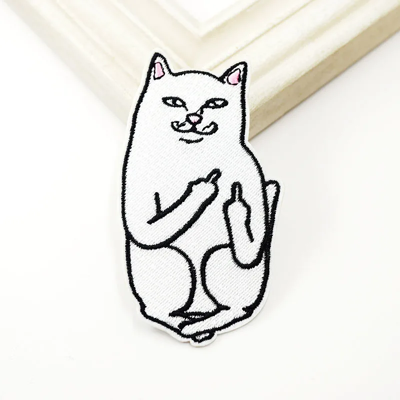 10pcs Embroidered Funny Middle Finger Cat Patches Sew Iron On Applique Badge Cool Clothes Patch Stickers For Jackets Jeans
10pcs Embroidered Funny Middle Finger Cat Patches Sew Iron On Applique Badge Cool Clothes Patch Stickers For Jackets Jeans