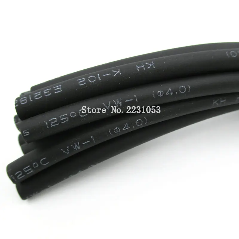 5 Meters/LOT 4mm Heat Shrink Heatshrink Heat Shrinkable Tubing Tube Sleeving Wrap Wire Black Color
5 Meters/LOT 4mm Heat Shrink Heatshrink Heat Shrinkable Tubing Tube Sleeving Wrap Wire Black Color