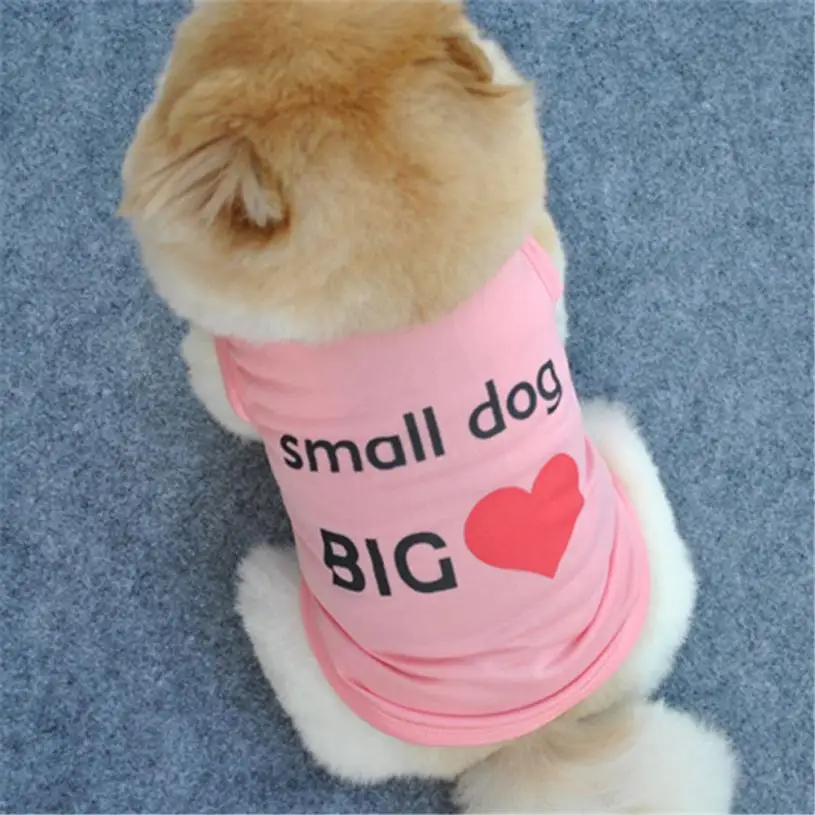 Attractive Mordern Fashional Hot Fashion Summer Cute Dog Pet Vest Puppy Printed Cotton Clothes Dog Clothes For Small Dogs Hunde
Attractive Mordern Fashional Hot Fashion Summer Cute Dog Pet Vest Puppy Printed Cotton Clothes Dog Clothes For Small Dogs Hunde