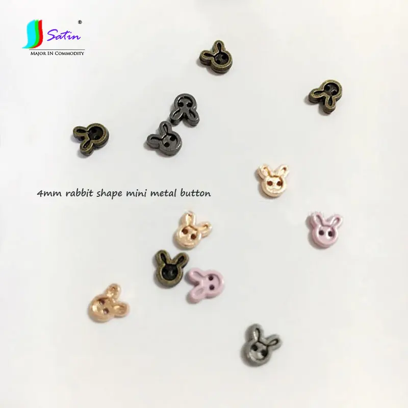 Doll Children Shoe,Coat Bag,Wallet Clothes Sew Accessory Small 4MM Rabbit Shape Mini 2-holes Metal Button 200pcs A0108L
Doll Children Shoe,Coat Bag,Wallet Clothes Sew Accessory Small 4MM Rabbit Shape Mini 2-holes Metal Button 200pcs A0108L