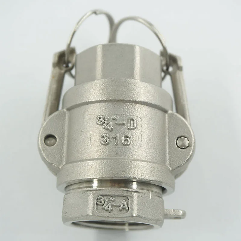 1 " Type D+A SS304 Camlock Coupling Stianless Steel 304 Quick Disconnection Coupler BSPT Female thread
1 " Type D+A SS304 Camlock Coupling Stianless Steel 304 Quick Disconnection Coupler BSPT Female thread