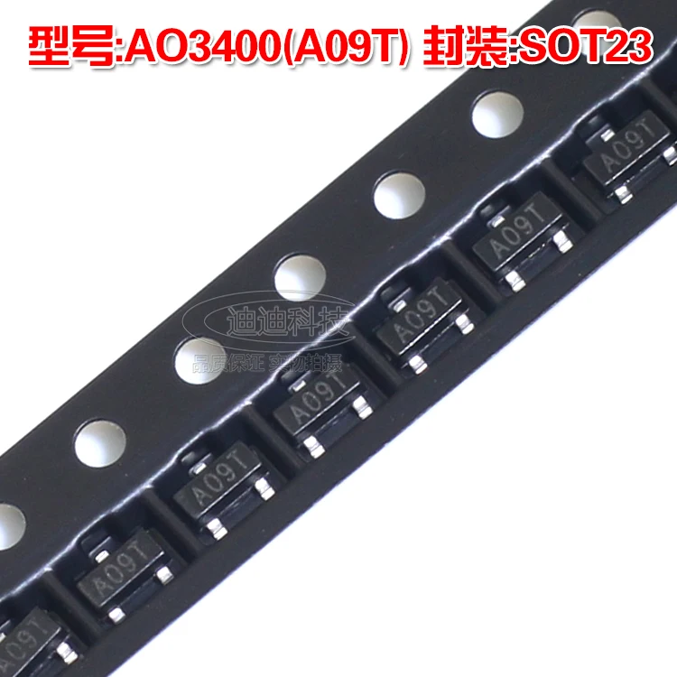 Фото Новинка AO3400 SOT 23 Silkscreen A09T N channel MOS полевой транзисторный патч| - купить