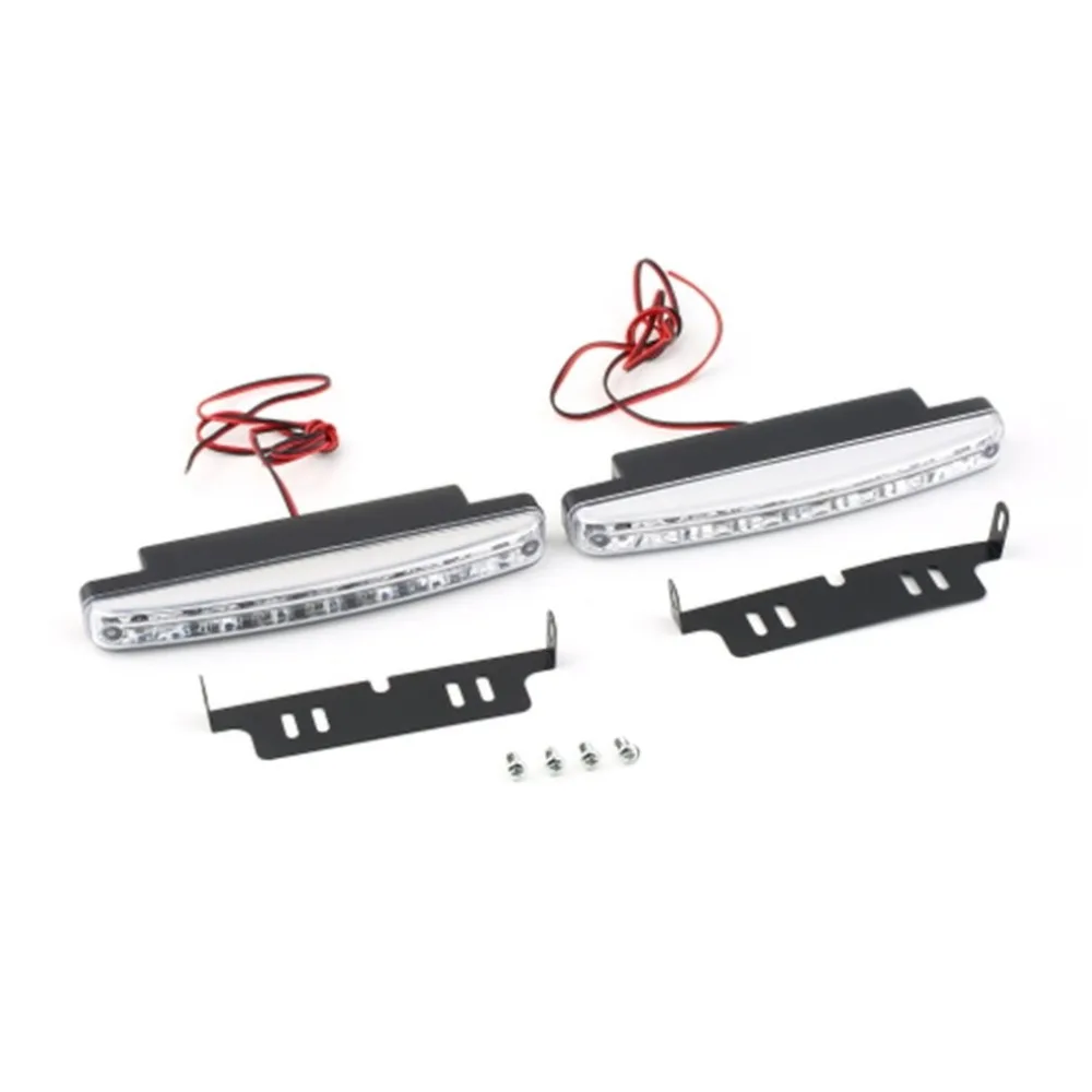 Universal 12V 8 x LED Auto Car Daytime Running Lights Fog Lamps Car Driving Light Auxiliary Lamp with Super White Light HOT
Universal 12V 8 x LED Auto Car Daytime Running Lights Fog Lamps Car Driving Light Auxiliary Lamp with Super White Light HOT