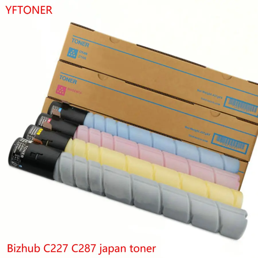 YFTONER TN221 тонер-картридж для Konica Minolta TN-221C-221M-221Y-221K bizhub C227 C287 японский тонер A8K3430
YFTONER TN221 тонер-картридж для Konica Minolta TN-221C-221M-221Y-221K bizhub C227 C287 японский тонер A8K3430