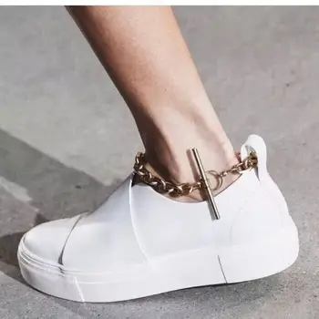 XIUNINGYAN Autumn Style Fashion Chain Brand Flat Sneaker Platform Round Toe Increased Sexy Metal Wholesale Women Casual Shoe
XIUNINGYAN Autumn Style Fashion Chain Brand Flat Sneaker Platform Round Toe Increased Sexy Metal Wholesale Women Casual Shoe