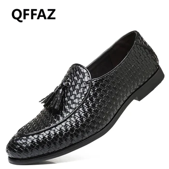 QFFAZ Men Oxfords Shoes Breathable Action leather shoes men british style Men Shoes Braid Tassel Loafers For Man Big Size 38-48
QFFAZ Men Oxfords Shoes Breathable Action leather shoes men british style Men Shoes Braid Tassel Loafers For Man Big Size 38-48