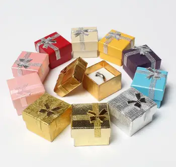 High-grade jewelry box ring box gift box mix color size 4*4cm 100pcs/lot mixed colors
High-grade jewelry box ring box gift box mix color size 4*4cm 100pcs/lot mixed colors