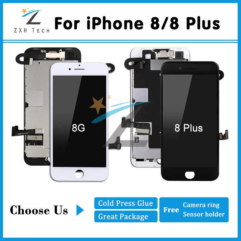 5PCS/LOT DHL Shipping Mobile Phone LCD Display for iPhone 8 /8 plus LCD Pantalla 3D Touch Screen Digitizer Assembly Replacement
5PCS/LOT DHL Shipping Mobile Phone LCD Display for iPhone 8 /8 plus LCD Pantalla 3D Touch Screen Digitizer Assembly Replacement