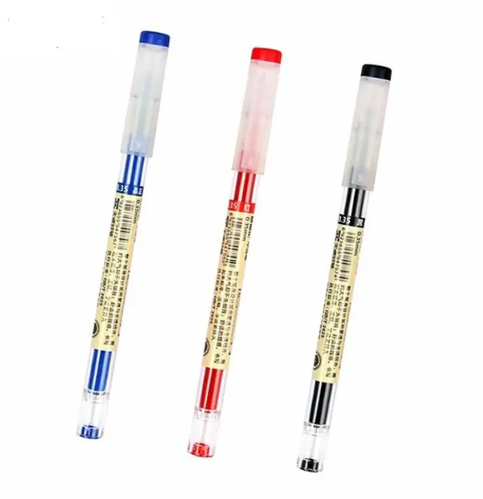 3 шт./лот ручка японский гелевая 0 35 мм Цвета: черный синий красный Чернилами Maker