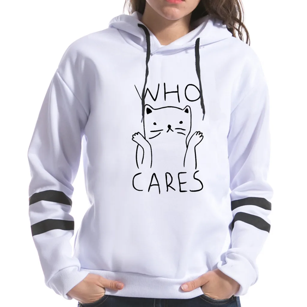 Sweatshirt Women Casual Cat Print Cut-Out Sweatshirt Pullover Long Sleeve Tops Hoodie Sweatshirt Jacket Pullover Dropship YJJ2
Sweatshirt Women Casual Cat Print Cut-Out Sweatshirt Pullover Long Sleeve Tops Hoodie Sweatshirt Jacket Pullover Dropship YJJ2