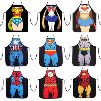 Aprons Kitchen Personalized Digital Printed Funny super hero Apron Dinner Party Cooking Apron Adult Cuisine Pinafore
Aprons Kitchen Personalized Digital Printed Funny super hero Apron Dinner Party Cooking Apron Adult Cuisine Pinafore