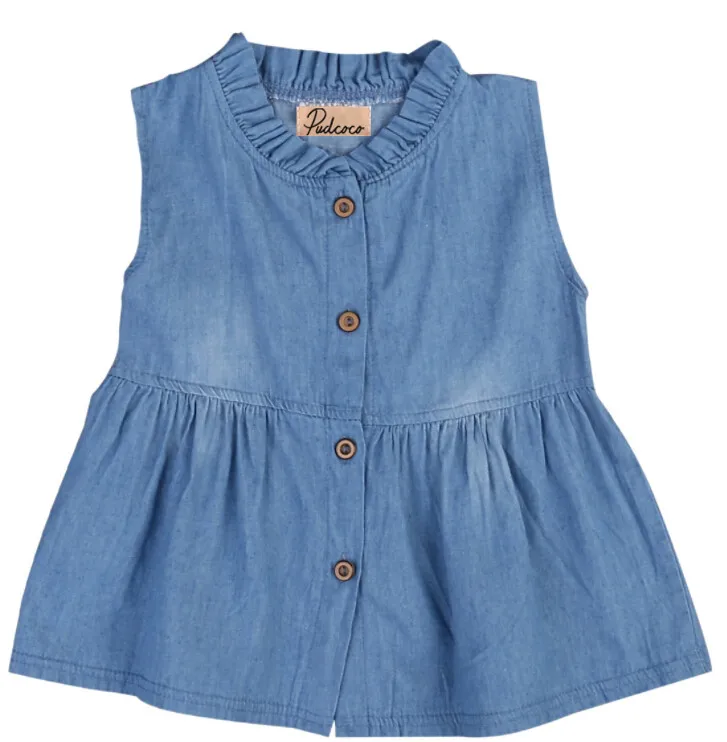 US STOCK cute Toddler Kids Girls Baby solid color Princess Dress Denim Sleeveless Dresses for baby girls
US STOCK cute Toddler Kids Girls Baby solid color Princess Dress Denim Sleeveless Dresses for baby girls
