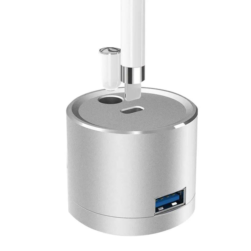 Multifunctional Cylinder Pen Holder Charger Dock USB Hub for Apple iPad Pencil Stylus Tablet Pens Holder For Tablets Pen
Multifunctional Cylinder Pen Holder Charger Dock USB Hub for Apple iPad Pencil Stylus Tablet Pens Holder For Tablets Pen