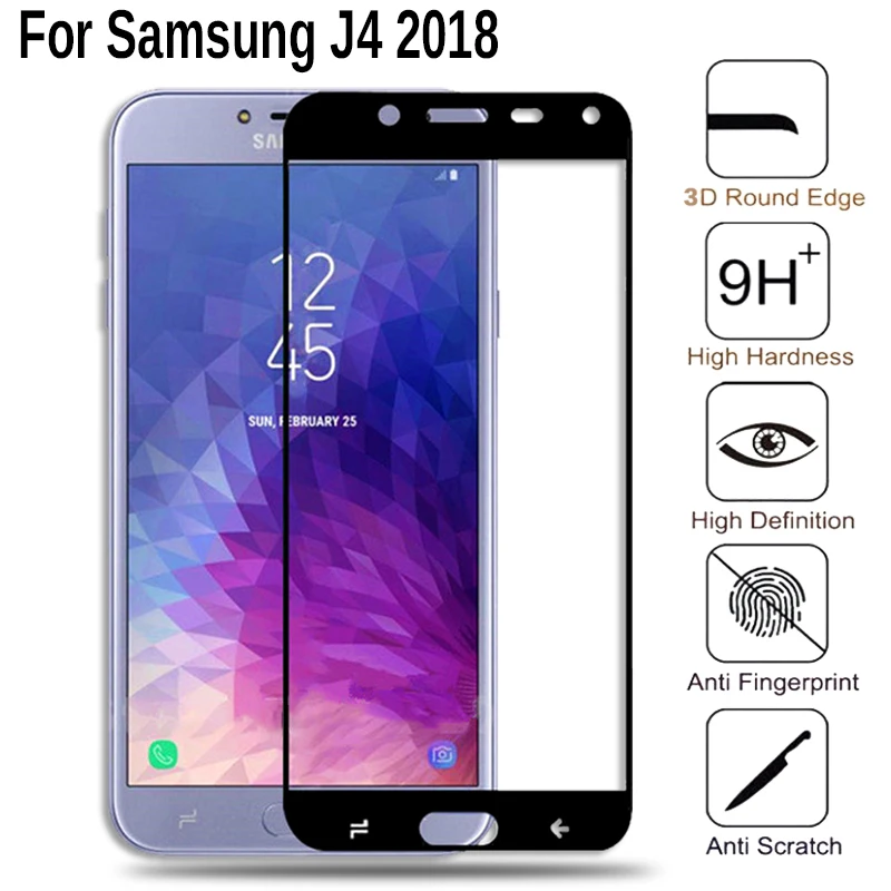 3D_9H_Tempered_Glass_For_Samsung_J4_2018_Full_Cover_Screen_Protector_On_For_Samsung_J4 (2)