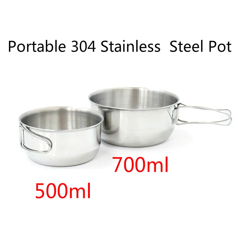 Portable Bowl Cup with Foldable Handle, 500ml 700ml Stainless Steel Pot for Picnic Camping Hiking, Mixing Bowl Rice or Soup Bowl
Portable Bowl Cup with Foldable Handle, 500ml 700ml Stainless Steel Pot for Picnic Camping Hiking, Mixing Bowl Rice or Soup Bowl
