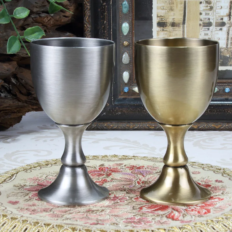 120ml Metal Wine Cup Goblet Teacups Creative Promotion Gift High Quality Home Art Craft Vintage Home Decoration
120ml Metal Wine Cup Goblet Teacups Creative Promotion Gift High Quality Home Art Craft Vintage Home Decoration