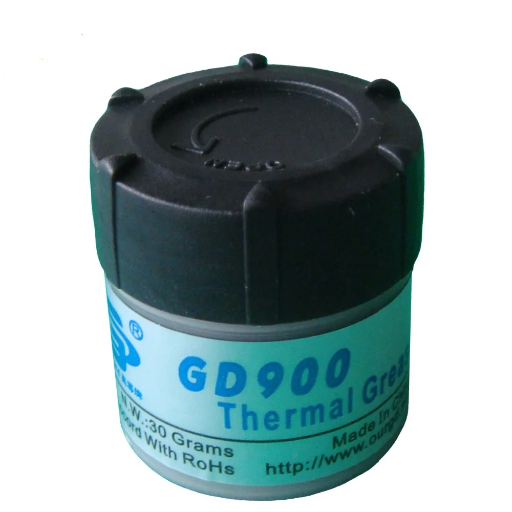30g Gray Nano GD900 Containing Silver Thermal Conductivity Grease Paste Silicone Heat Sink Compound 6.0W/M-K For CPU
30g Gray Nano GD900 Containing Silver Thermal Conductivity Grease Paste Silicone Heat Sink Compound 6.0W/M-K For CPU