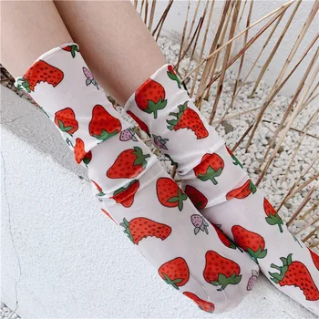 Korean Style Women Fashion Flower Print Short Socks Pile Heap Hollow Out Fishnet Socks Unique Popular Art Socks Pink Socks
Korean Style Women Fashion Flower Print Short Socks Pile Heap Hollow Out Fishnet Socks Unique Popular Art Socks Pink Socks