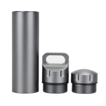 Aluminum alloy EDC Survival Waterproof Pill/Match Case Box Container Outdoor Hiking Emergency Gear travel Kits Outdoor Tool
Aluminum alloy EDC Survival Waterproof Pill/Match Case Box Container Outdoor Hiking Emergency Gear travel Kits Outdoor Tool