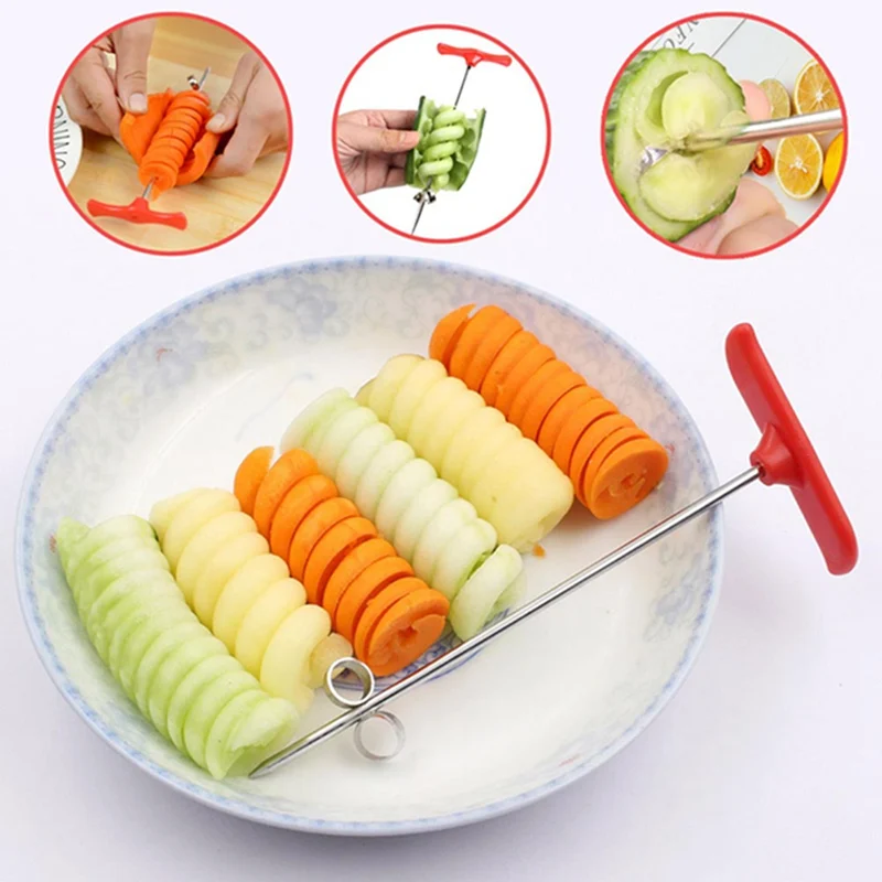 1 Pcs Vegetable Roller Spiral Slicer Manual Roller Spiral Twist Knife Fruit Carving Cutter Kitchen Accessories free shipping
1 Pcs Vegetable Roller Spiral Slicer Manual Roller Spiral Twist Knife Fruit Carving Cutter Kitchen Accessories free shipping