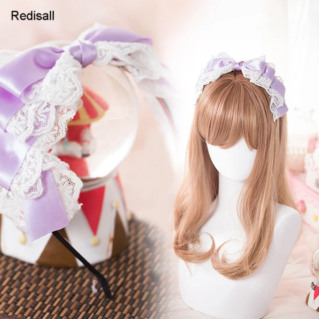 Lace Bowtie Lolita Ribbon Hair Accessories Hairband Purple Cosplay Wig Decorations
Lace Bowtie Lolita Ribbon Hair Accessories Hairband Purple Cosplay Wig Decorations