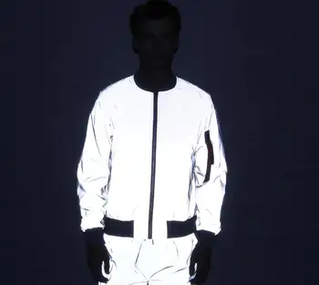 2020 spring and autumn period and the male all reflective flight jacket Wind hip-hop reflective jackets
2020 spring and autumn period and the male all reflective flight jacket Wind hip-hop reflective jackets