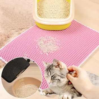 5Colors Waterproof Pet Cat Litter Mat Double-Layer EVA Cats Mat Bottom Non-slip Pet Litter Cat Mat Layer Pet Litter Catcher Mat
5Colors Waterproof Pet Cat Litter Mat Double-Layer EVA Cats Mat Bottom Non-slip Pet Litter Cat Mat Layer Pet Litter Catcher Mat