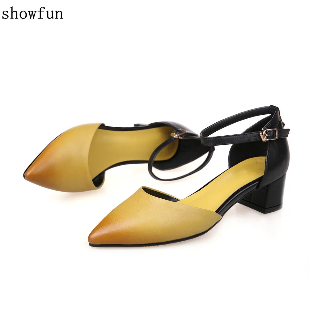 34-42 Women's genuine leather high heel ankle strap sandals pointed toe gradient toe summer elegant ladies dress pumps shoes hot
34-42 Women's genuine leather high heel ankle strap sandals pointed toe gradient toe summer elegant ladies dress pumps shoes hot