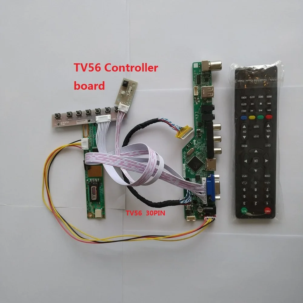 Плата контроллера для B170PW06 V3/B170PW06 V2 USB HDMI плата комплект VGA AV сделай сам монитор ЖК