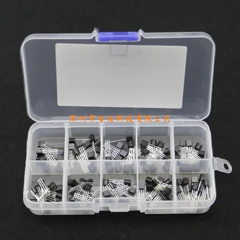 100PCS 10 kinds of 78L05/06/08/09/12/15/24 - 79L05/12/15 three-terminal regulator tube transistor mixing box
100PCS 10 kinds of 78L05/06/08/09/12/15/24 - 79L05/12/15 three-terminal regulator tube transistor mixing box