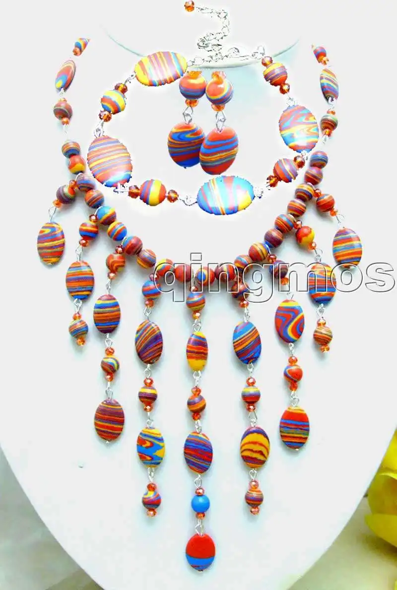 Noblest 9 strings Oval pendant Red stone 16-19" Adjustable Necklace & bracelet & earring set-n5706
Noblest 9 strings Oval pendant Red stone 16-19" Adjustable Necklace & bracelet & earring set-n5706