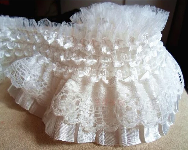 10 meter 3.15" 8CM wide ivory/black/blue/red/orange/pink/beige/black stretch elastic ruffled pleat lace trim M35H1
10 meter 3.15" 8CM wide ivory/black/blue/red/orange/pink/beige/black stretch elastic ruffled pleat lace trim M35H1
