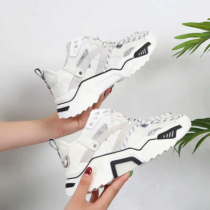 Casual Platform Shoes Women Chunky Sneakers Fashion Dad Shoes For Women Spring Autumn White Black Shoes Sneaker Vulcanize Shoes
Casual Platform Shoes Women Chunky Sneakers Fashion Dad Shoes For Women Spring Autumn White Black Shoes Sneaker Vulcanize Shoes