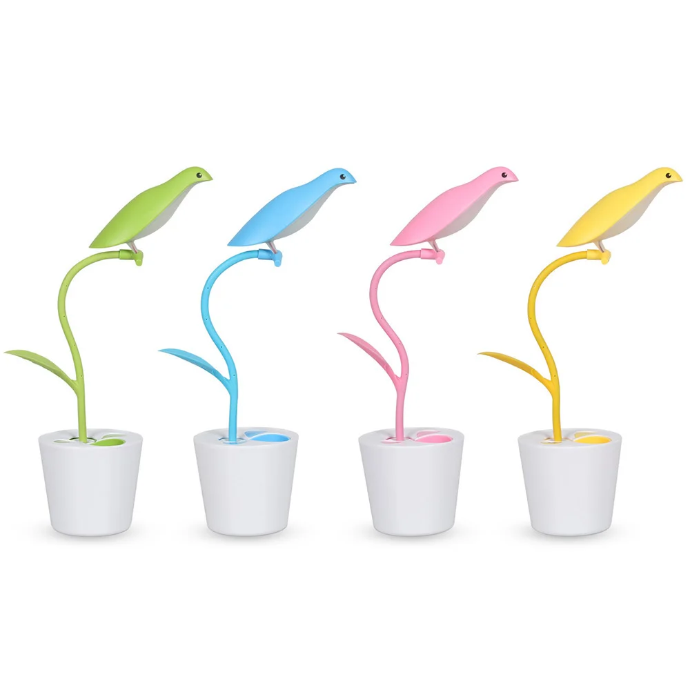 LED Desk Lamp for Kids 3-Level Dimmer Touch Sensitive Control Flexible Gooseneck Rechargeable Light Bird Pencil Holder
LED Desk Lamp for Kids 3-Level Dimmer Touch Sensitive Control Flexible Gooseneck Rechargeable Light Bird Pencil Holder