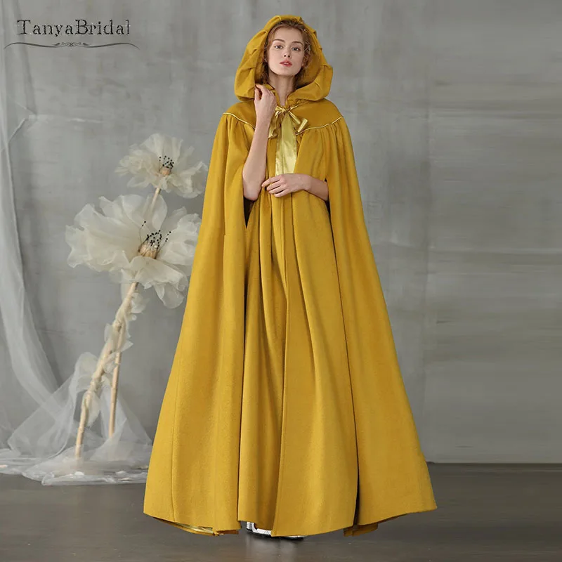 Yellow Wedding Cloak .Bridal Cape Hooded Cloak cape Maxi Long Elegant Shawl Wedding Accessories DJ068
Yellow Wedding Cloak .Bridal Cape Hooded Cloak cape Maxi Long Elegant Shawl Wedding Accessories DJ068