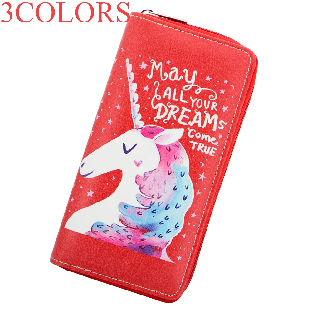 Sansarya 2018 Cute Lovely Unicorn Bag Printed Women Wallet Female Purse Clutch Bag with May All Your Dreams Come Ture Print
Sansarya 2018 Cute Lovely Unicorn Bag Printed Women Wallet Female Purse Clutch Bag with May All Your Dreams Come Ture Print