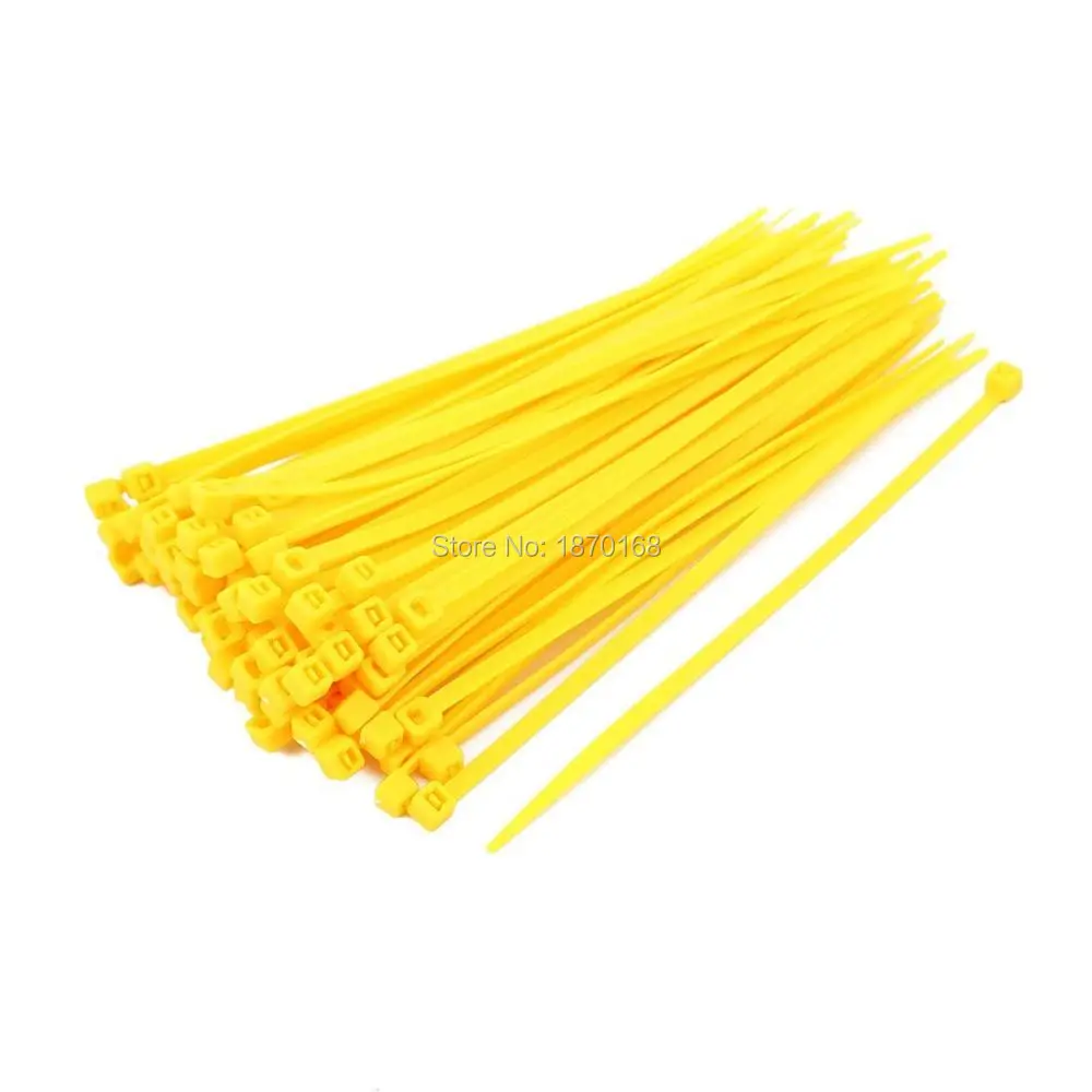 4mm x 250mm Self Locking Nylon Cable Ties Heavy Industrial Wire Zip Ties Yellow 100pcs
4mm x 250mm Self Locking Nylon Cable Ties Heavy Industrial Wire Zip Ties Yellow 100pcs