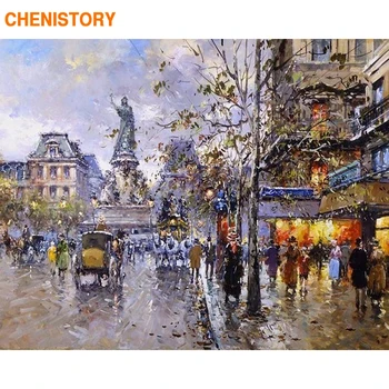 CHENISTORY Europe Oil Painting Abstract Street City DIY Painting By Numbers Kit Acrylic Paint On Canvas Wall Art Picture 40x50cm
CHENISTORY Europe Oil Painting Abstract Street City DIY Painting By Numbers Kit Acrylic Paint On Canvas Wall Art Picture 40x50cm