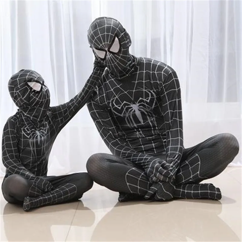 Superhero spiderman homecoming kids adult black Spider Man Cosplay costumes Lycra Spandex Spider-Man Cosplay zentai Jumpsuits
Superhero spiderman homecoming kids adult black Spider Man Cosplay costumes Lycra Spandex Spider-Man Cosplay zentai Jumpsuits