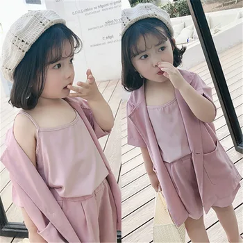 2019 Top Fashion Girls Kids Summer Clothing Set Elegant 3PCS Suits(Jacket+Tops shirts+Shorts),Baby Outfits child Handsome suits
2019 Top Fashion Girls Kids Summer Clothing Set Elegant 3PCS Suits(Jacket+Tops shirts+Shorts),Baby Outfits child Handsome suits
