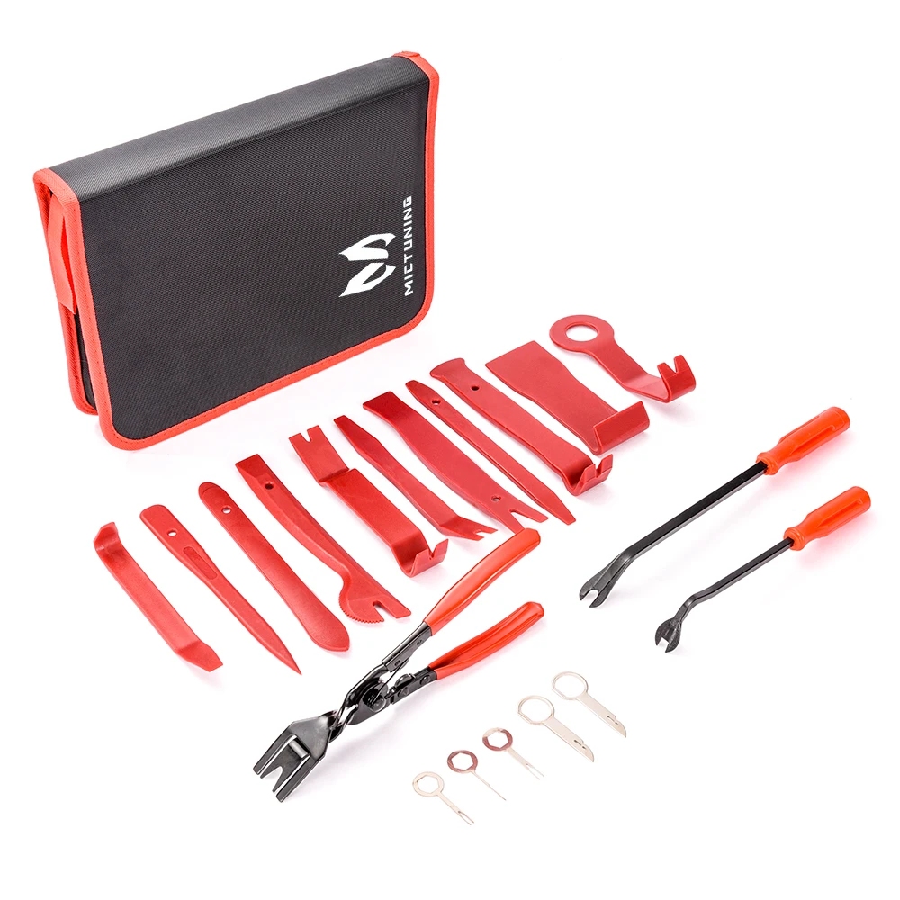 MICTUNING 19pcs Car Repair Disassembly Tools Kit Auto Radio Door Clip Panel Interior Trim Dash Audio Removal Installer Pry Tool
MICTUNING 19pcs Car Repair Disassembly Tools Kit Auto Radio Door Clip Panel Interior Trim Dash Audio Removal Installer Pry Tool