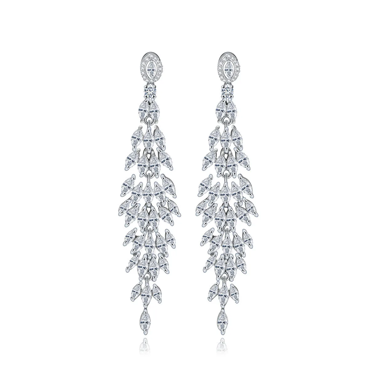 Luxury Long Tear Drop Cubic Zircon Crystal Dangle Earrings for Women Elegant charm Bridal Wedding Party Christmas Gift Jewelry
Luxury Long Tear Drop Cubic Zircon Crystal Dangle Earrings for Women Elegant charm Bridal Wedding Party Christmas Gift Jewelry