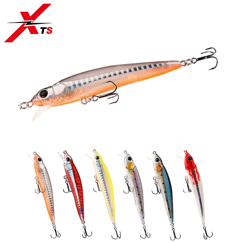 XTS Fishing Lure 90mm 9g Hard Minnow Artificial Wobblers 6 Colors Crankbait 0.3m-0.5m Topwater Floating Jerkbait Tackle 5339
XTS Fishing Lure 90mm 9g Hard Minnow Artificial Wobblers 6 Colors Crankbait 0.3m-0.5m Topwater Floating Jerkbait Tackle 5339
