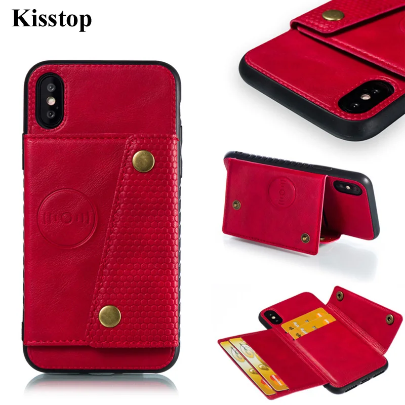 Kisstop New Quality PU Leather Case For iPhone X 6 6s 7 8 Plus XS Multi Card Holders Phone Cases For iPhone XS Max XR 10 Cover
Kisstop New Quality PU Leather Case For iPhone X 6 6s 7 8 Plus XS Multi Card Holders Phone Cases For iPhone XS Max XR 10 Cover